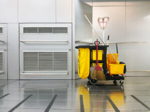 commercial cleaning cart